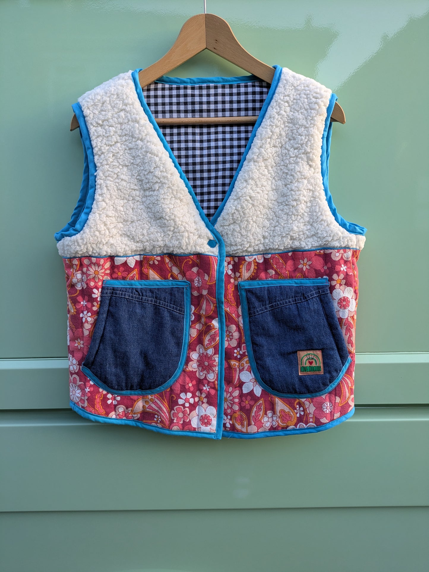 Cosy Fleece and Floral Gilet