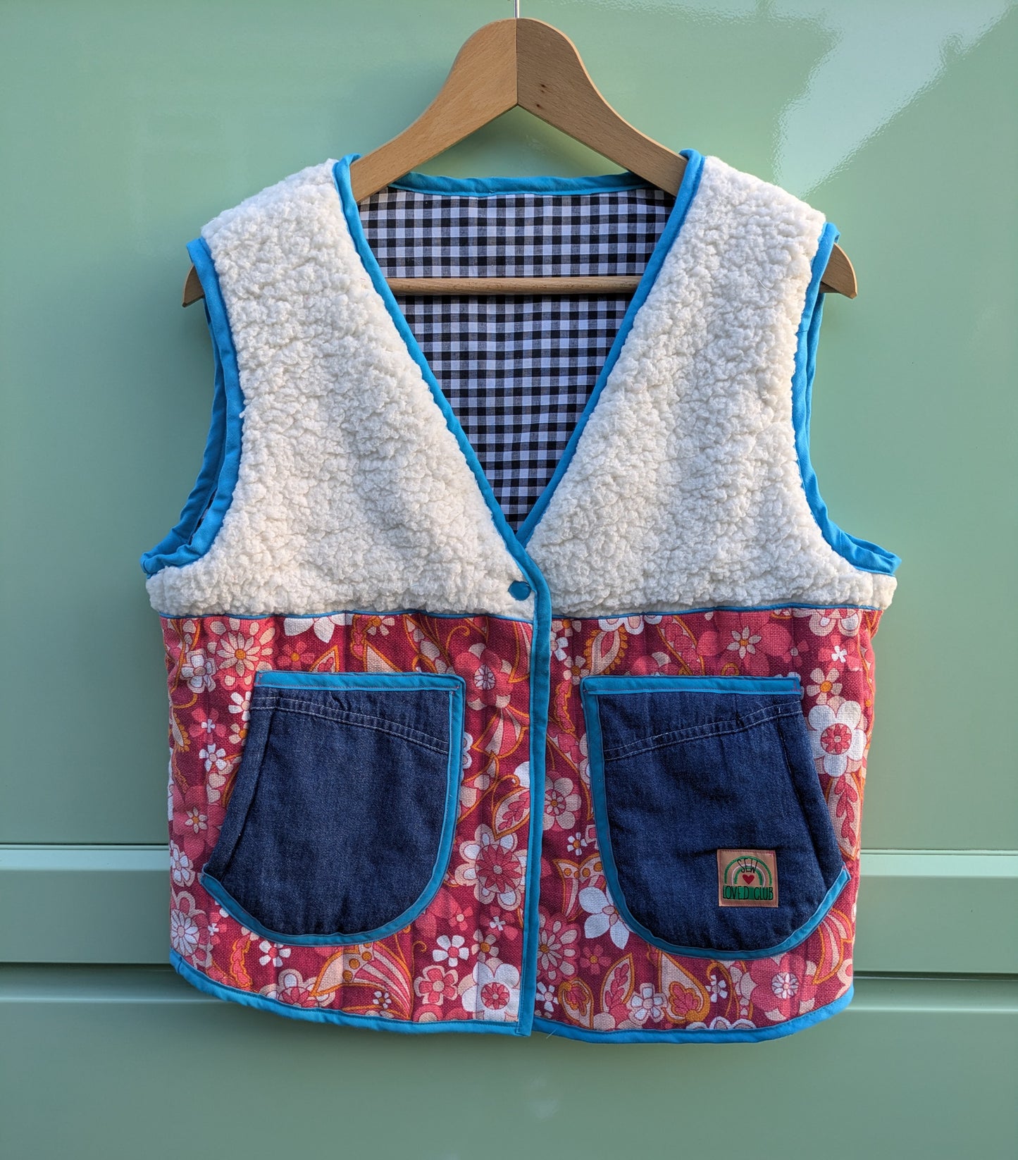 Cosy Fleece and Floral Gilet