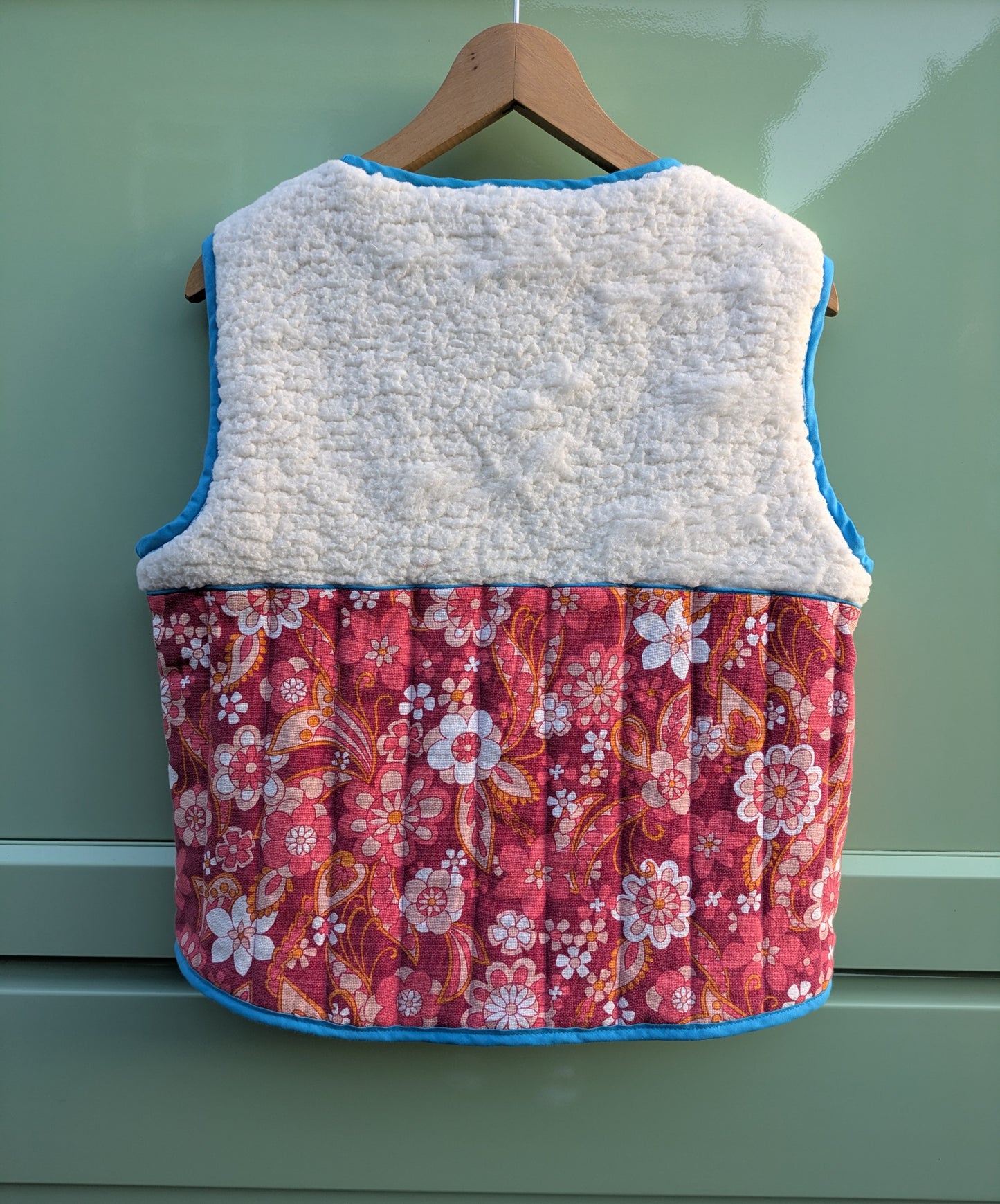Cosy Fleece and Floral Gilet