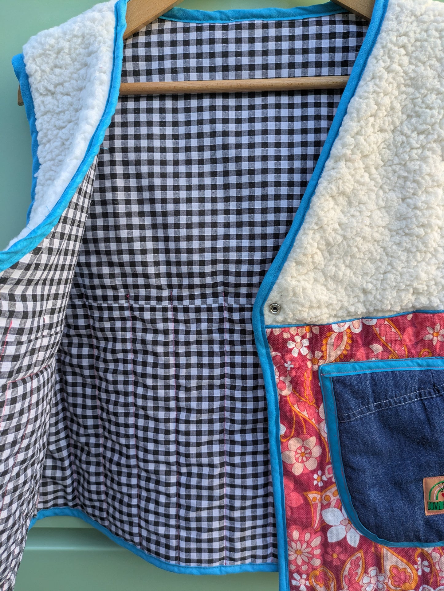 Cosy Fleece and Floral Gilet
