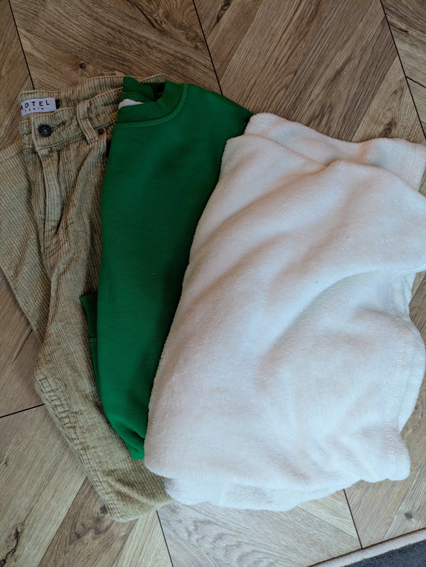 Bright Green and Pink Cosy Gilet