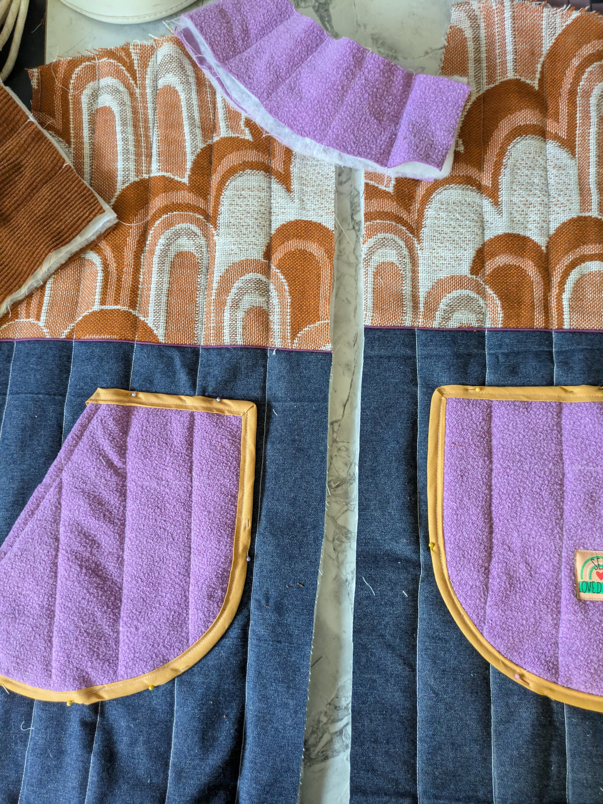 70's Retro Quilted Jacket