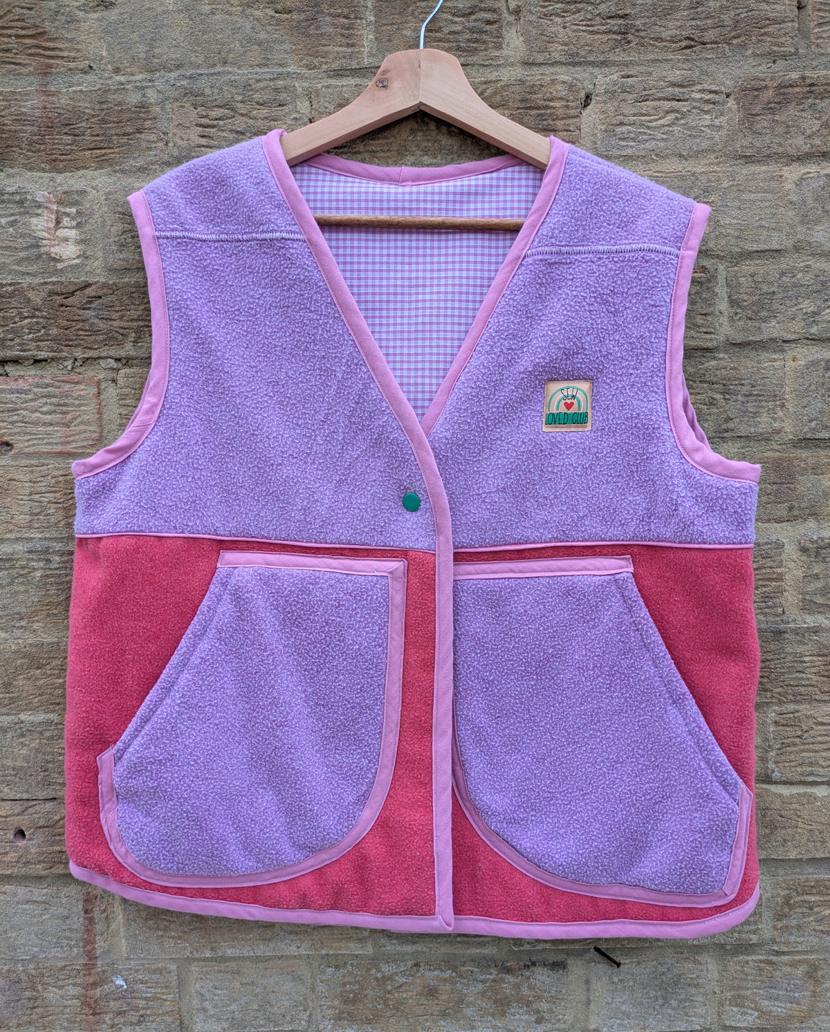 Bright Colour Blocked Gilet