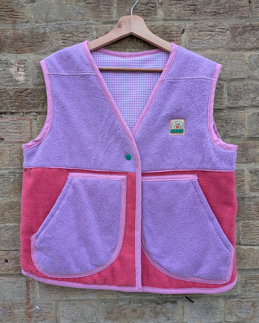 Bright Colour Blocked Gilet