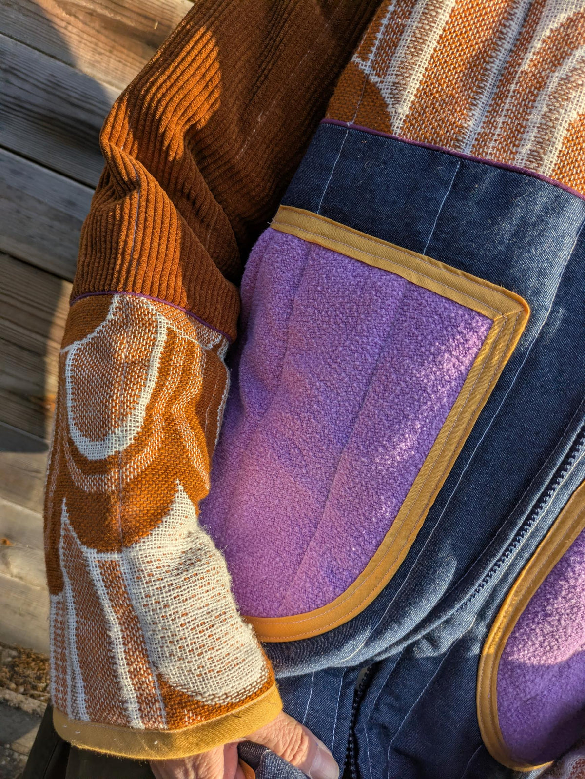 70's Retro Quilted Jacket
