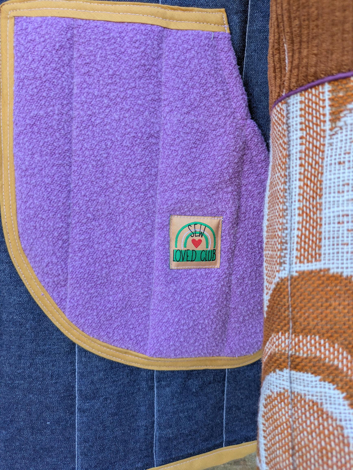 70's Retro Quilted Jacket