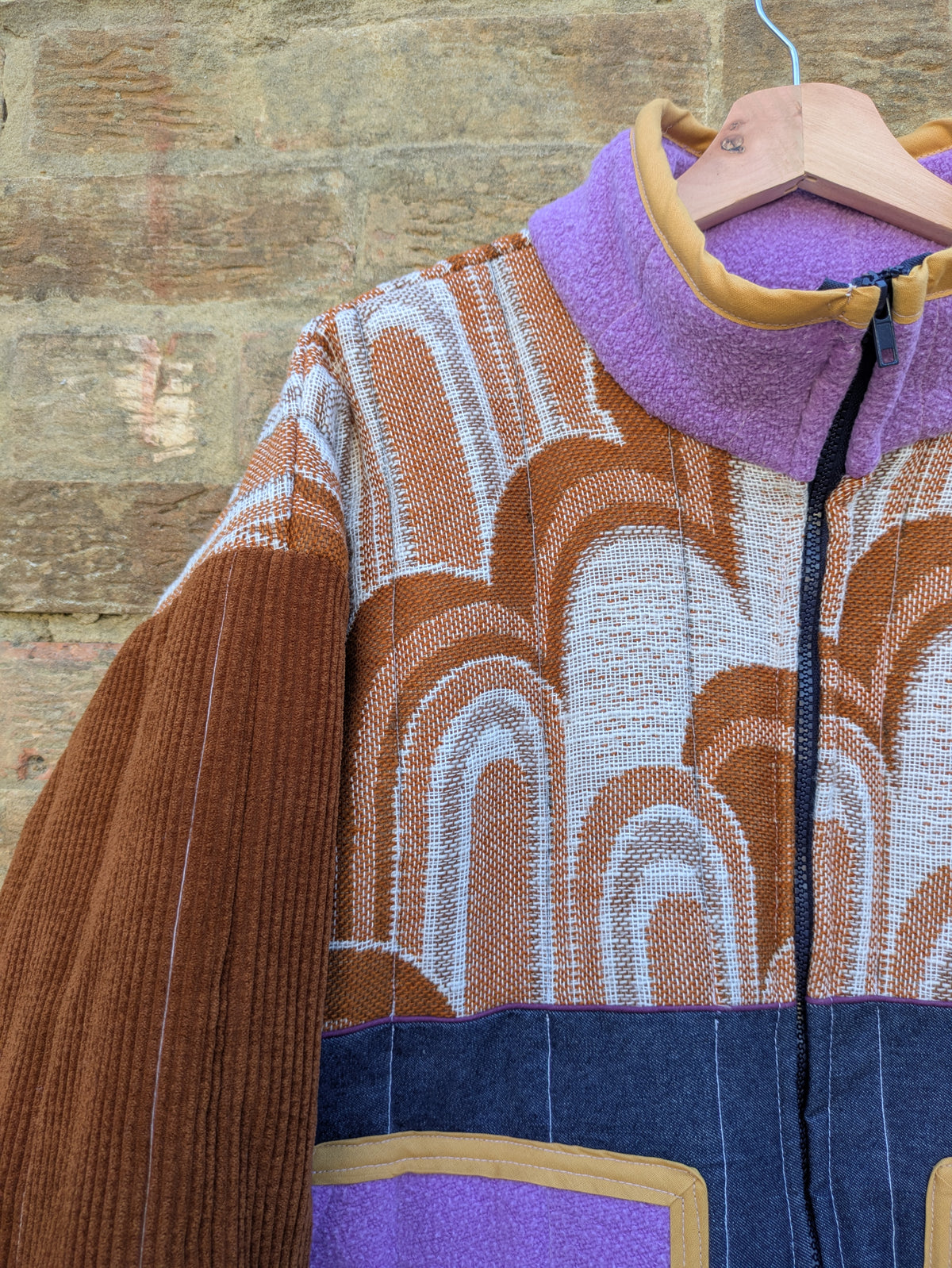 70's Retro Quilted Jacket