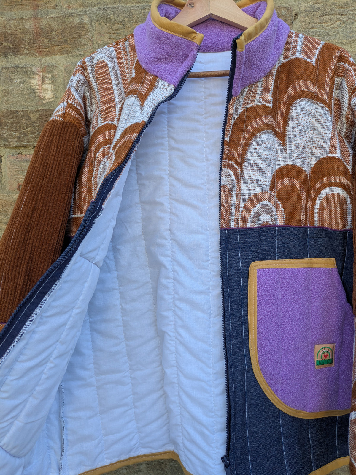 70's Retro Quilted Jacket