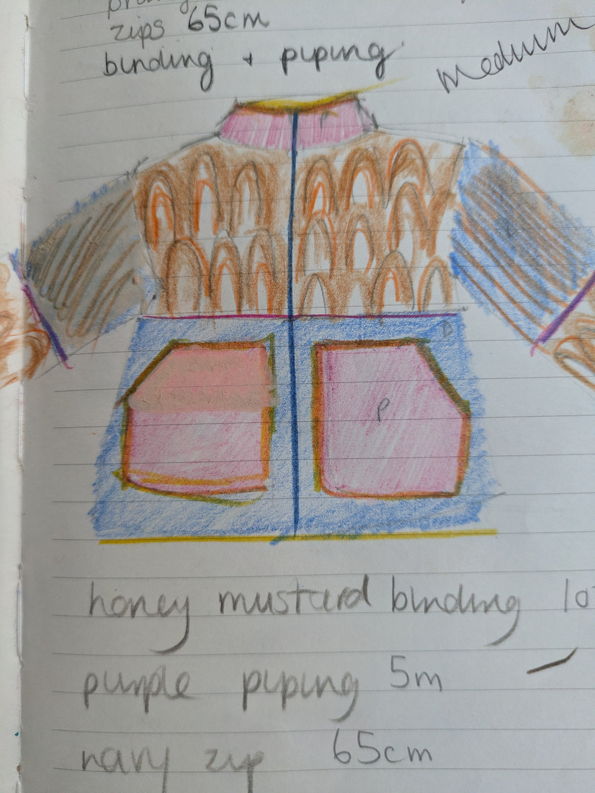 70's Retro Quilted Jacket