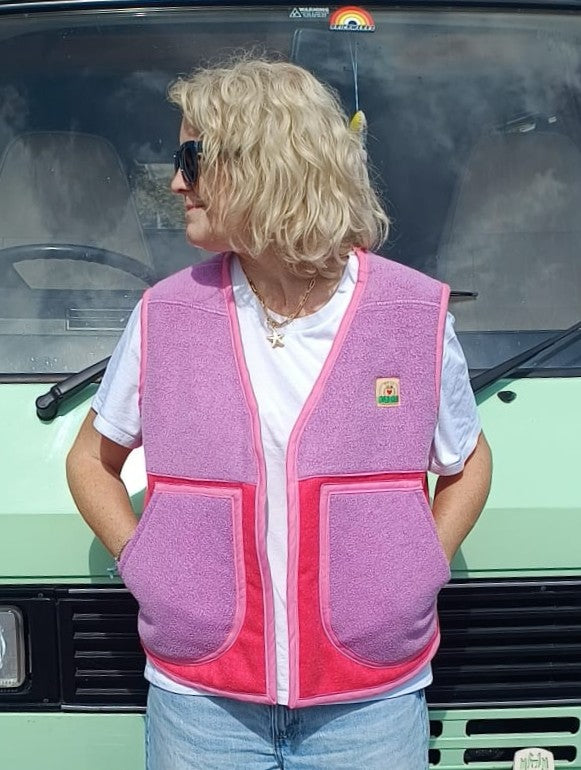Bright Colour Blocked Gilet