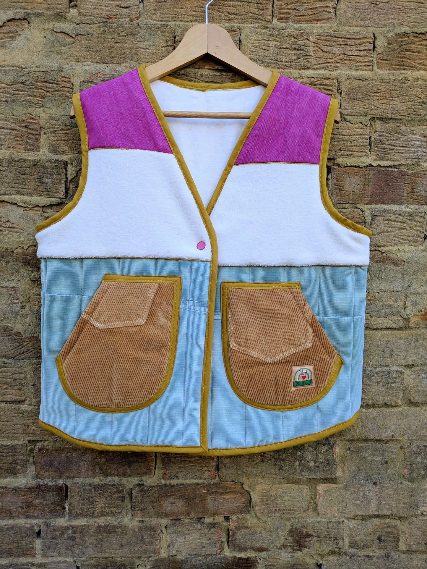 Bright Colour Blocked Gilet
