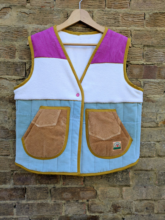 Bright Colour Blocked Gilet