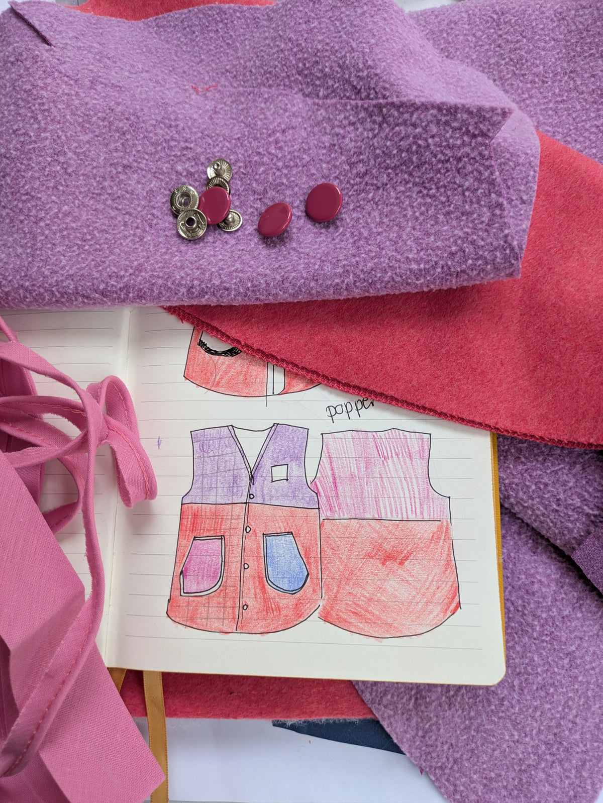 Bright Colour Blocked Gilet